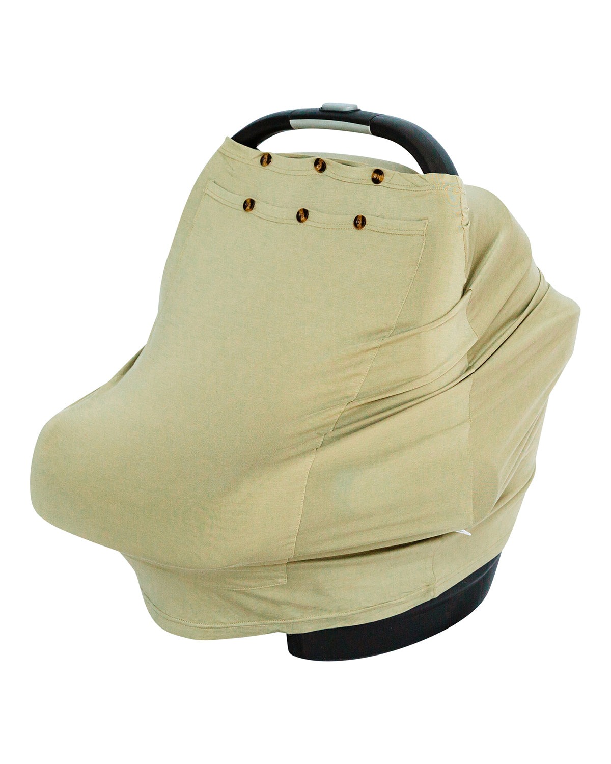 Snuggle Shield® LUXE Protection™ Bamboo Multi-Use Antimicrobial Air Filtering Infant Cover Moss Green